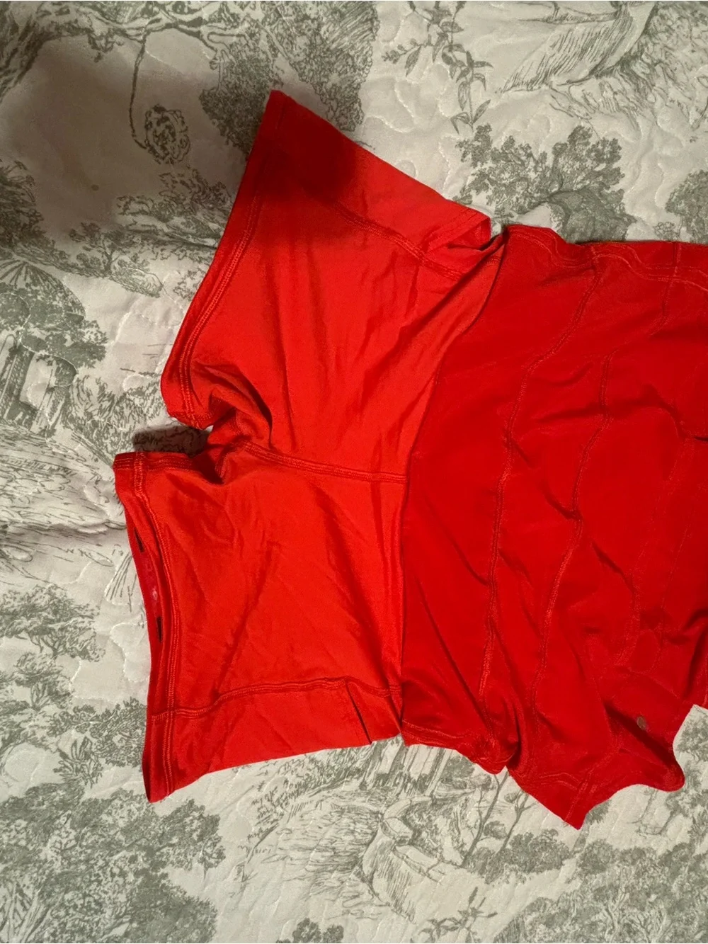 lululemon sz 8 Tall Pace Setter Red Skirt skort athleisure loungewear game day